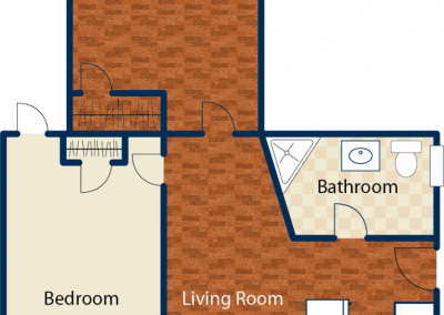 534 S High St - Unit 1 Floorplan